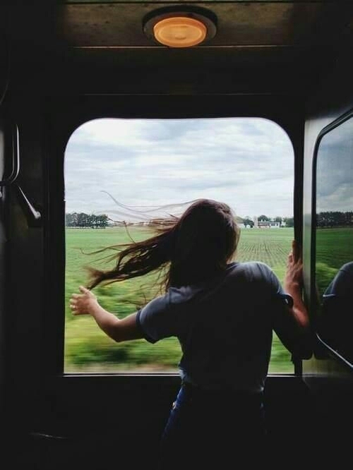 in train