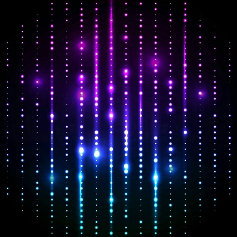 Blue and purple disco streaks