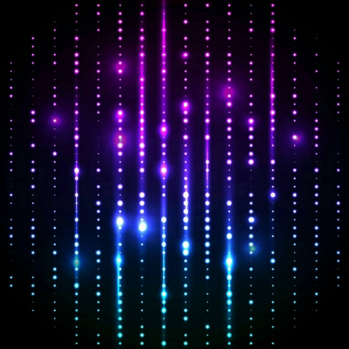 Blue and purple disco streaks
