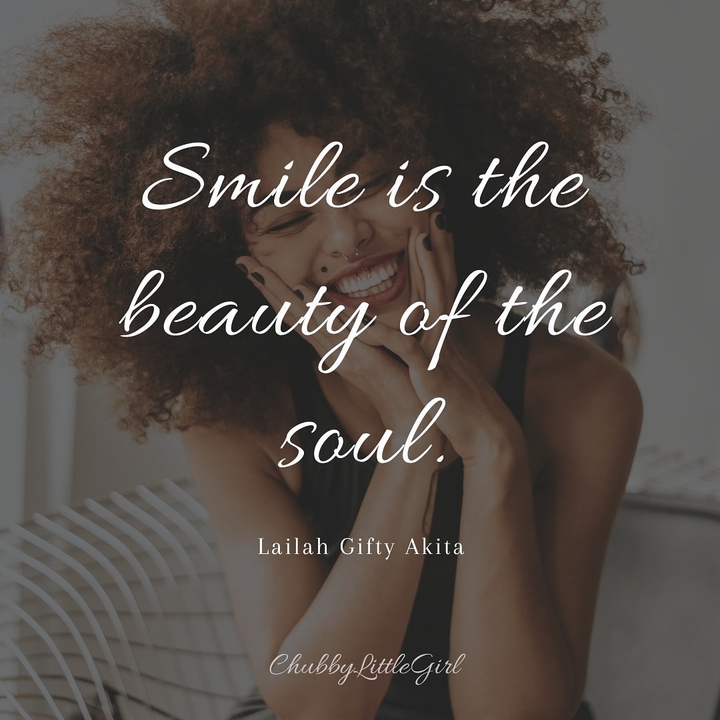 smile is the beauty of the soul