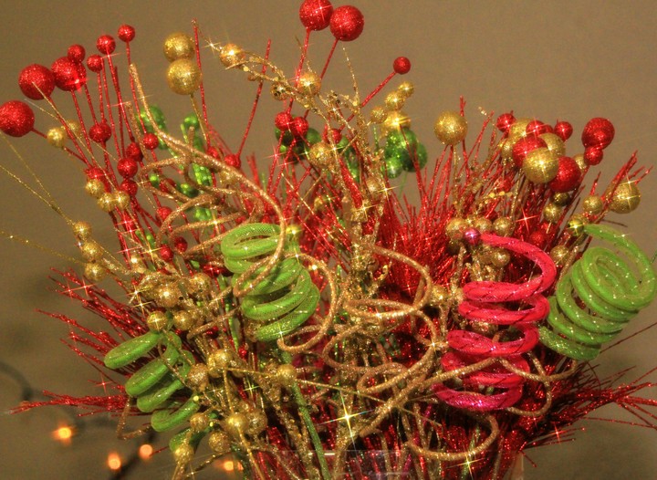 Christmas tabletop decor