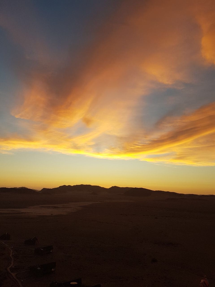 Sunset in Namibia