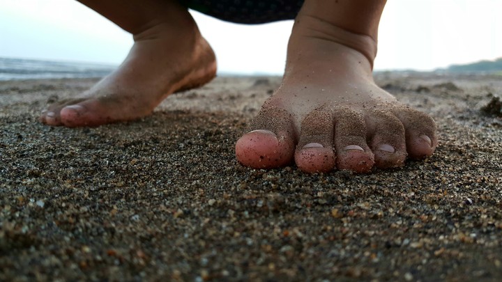 Foot and Sand