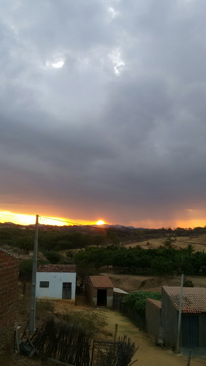 pôr do sol