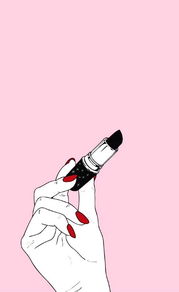 black lipstick