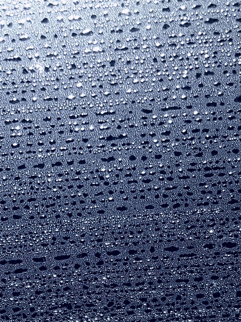rain on the miror
