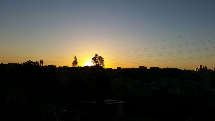 Entardecer em Belo Horizonte