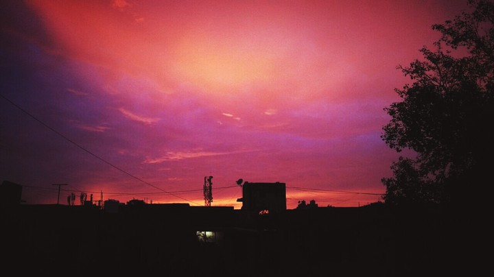 The Earth shows its colour only at the right time