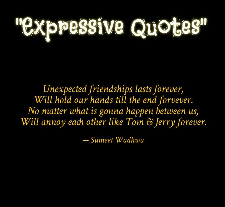 Unexpected Friendship