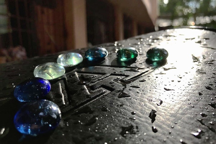 "A" hue'd marbles collection's