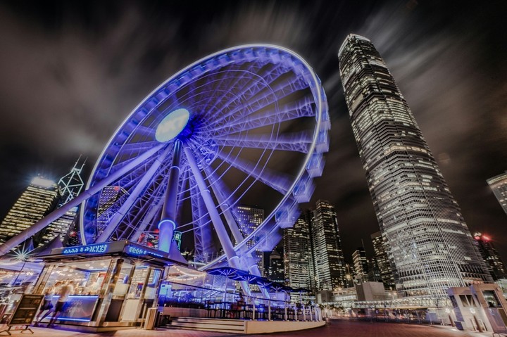 Big Blue Wheel