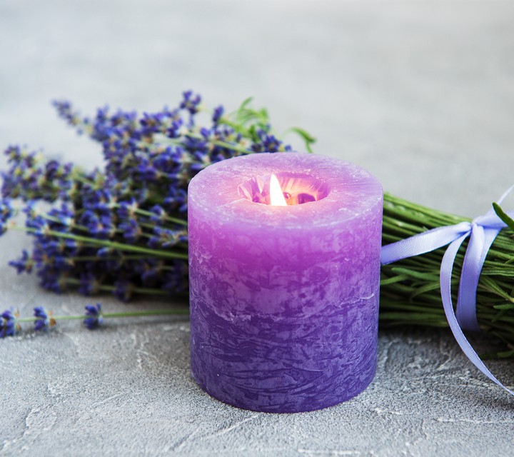 purple candle