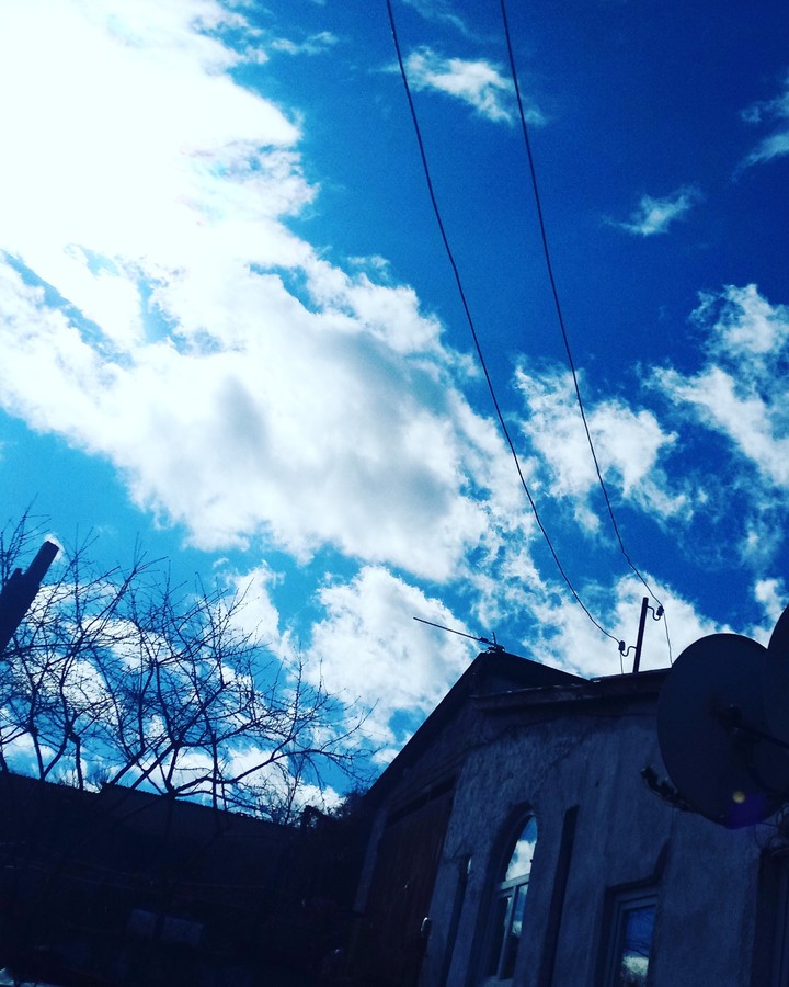 sky in the house , небо в доме.