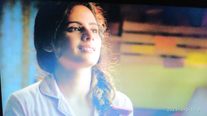 Her expression