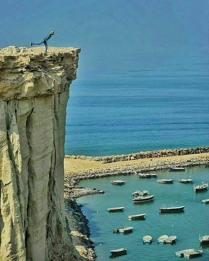 سواحلی ارام وبینظیر ، ساحل طلایی بندر زیبای #بریس #چابهار