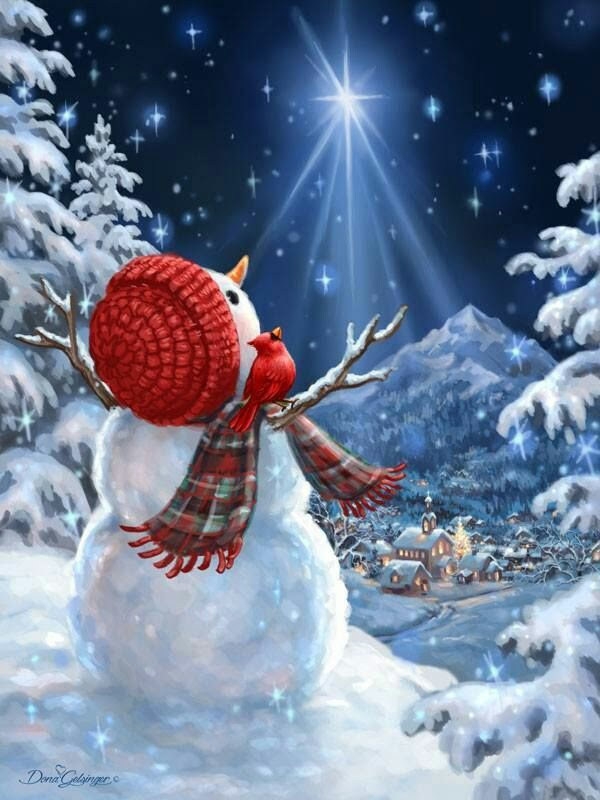 snowman & star