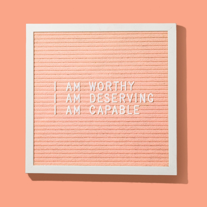 I'm worthy, deserving or capable ♡