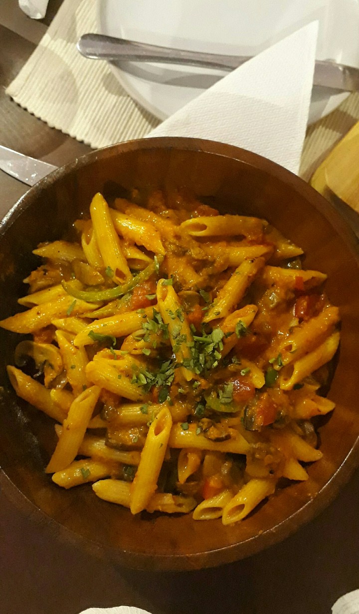 #food #dinner #redpasta