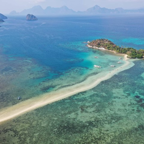 Snake island, palawan, Philippines