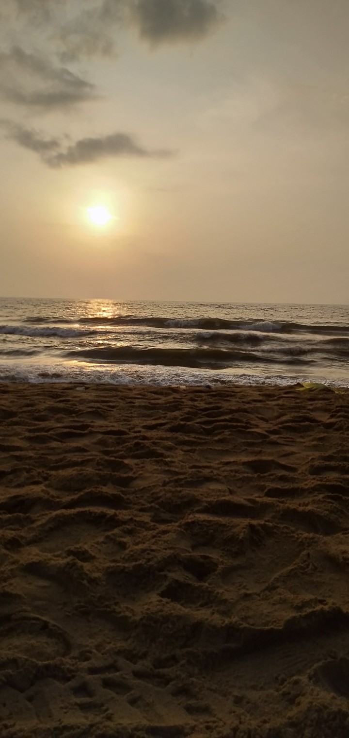 the beach