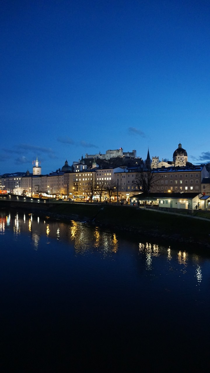 The gorgeous view of Mozart's city Salzburg