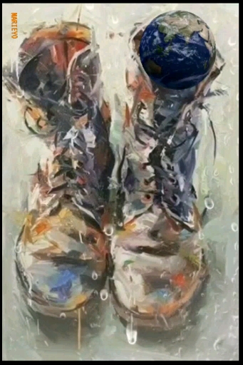 "THE WORLD IS AT YOUR FEET"