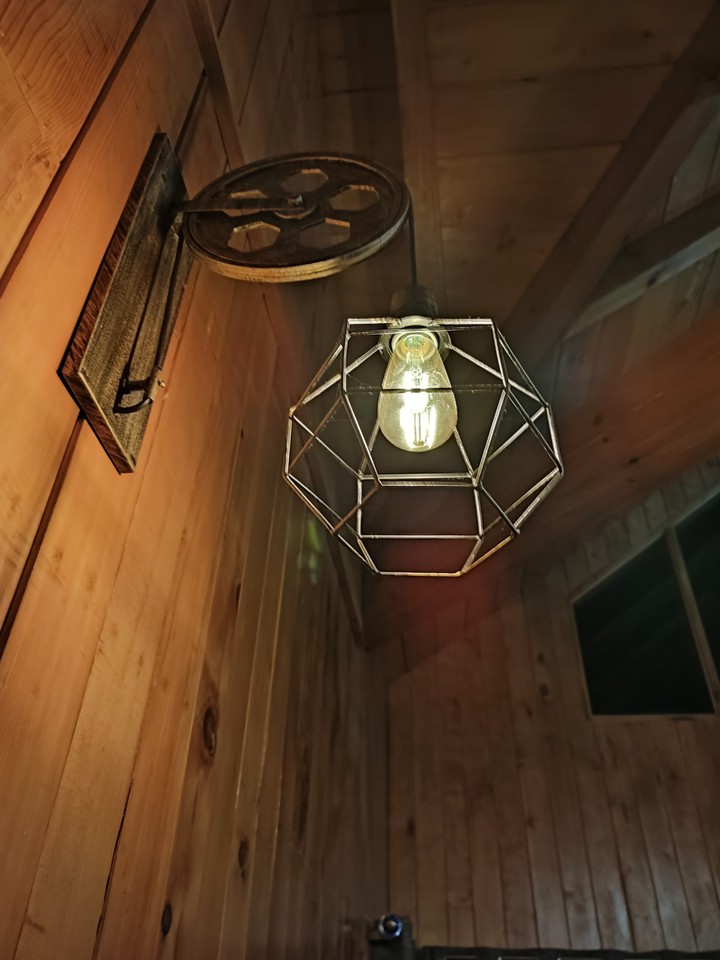 wooden lamp