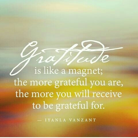 Today is about beeing grateful!

Thank you!