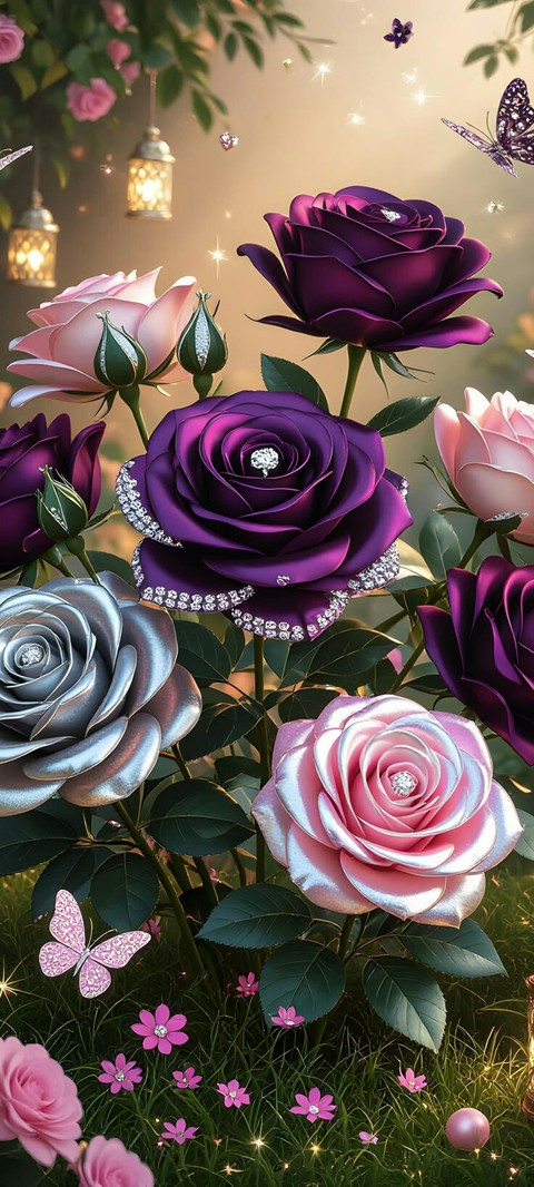 pink, purple壁紙