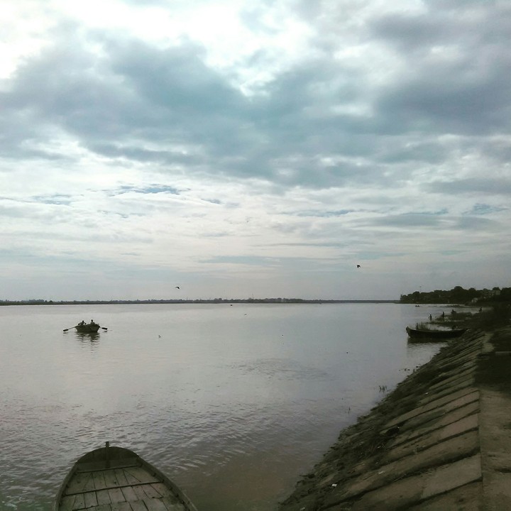 #river #boat #weather