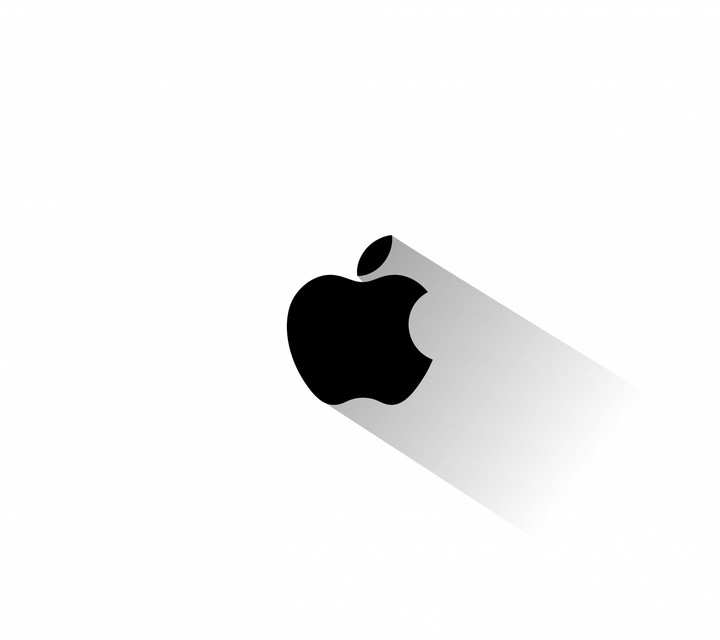 Minimalistic apple logo