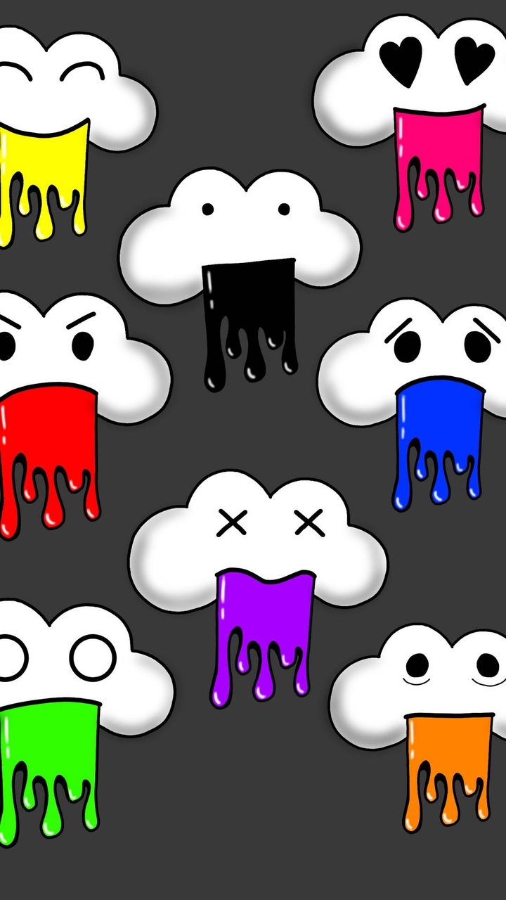 Emojis clouds..