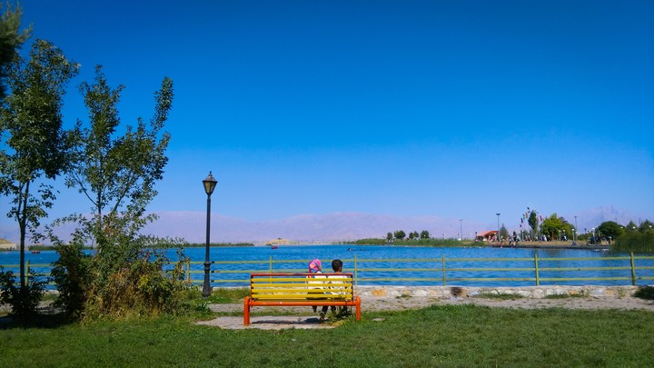 Landscape of Sarab Nilofar in Kermanshah