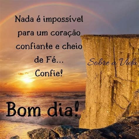 Bom dia para todos nós.