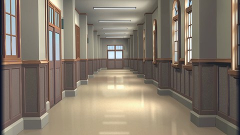 Corridor Background From Gacha Studio