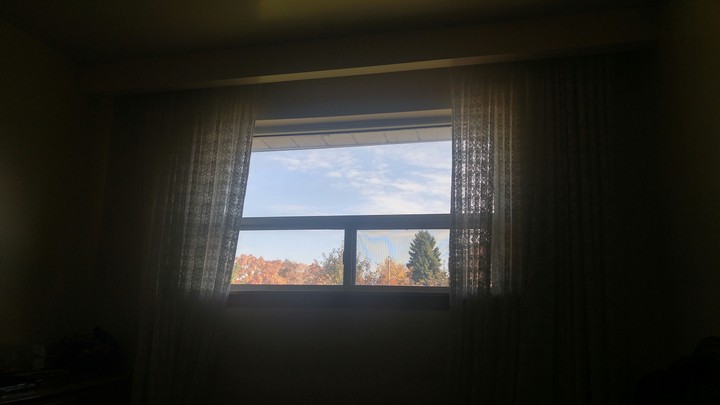 window in the Fall