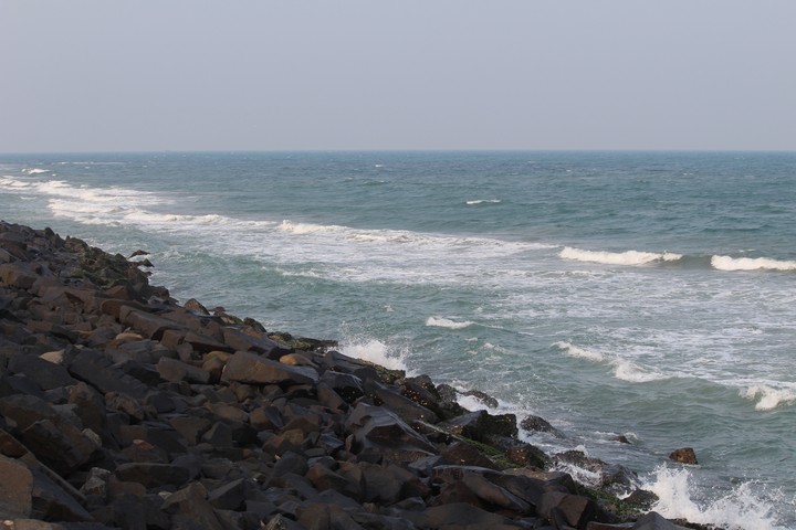 Rock Beach in Pondicherry