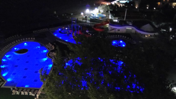 Night  Pool View