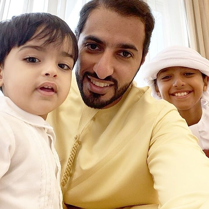 with the kids in the palace