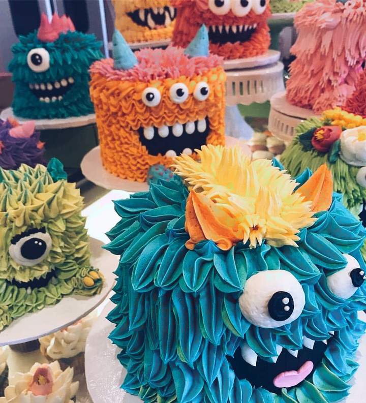 colorful cakes