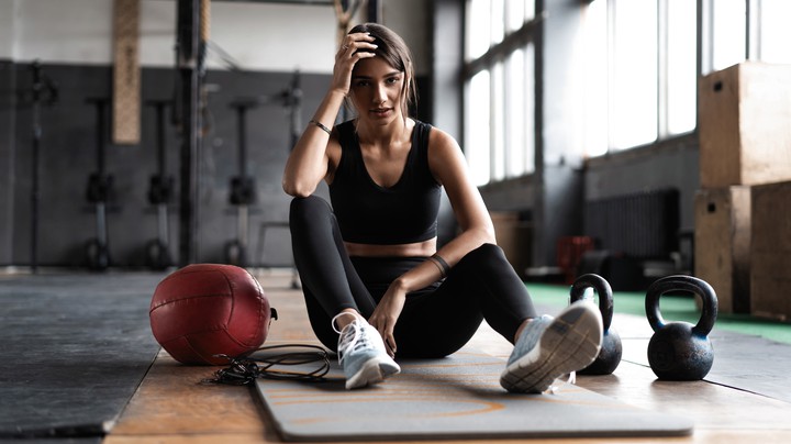 Beautiful Babe In Gym