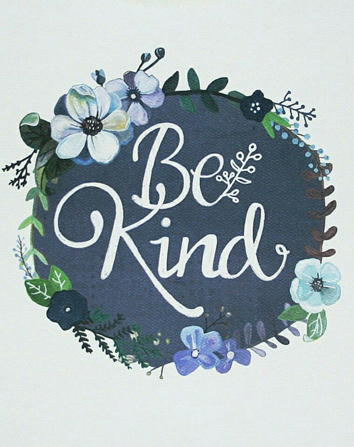 #be kind