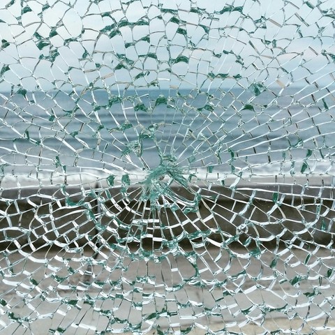 Broken glass