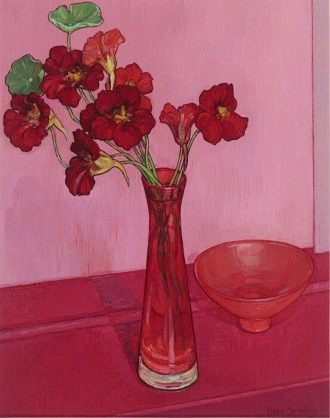 red flowers