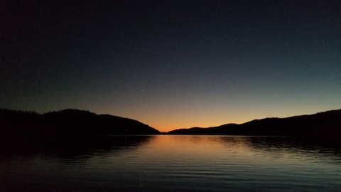Huntington Lake, CA Sunset