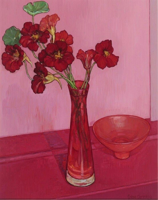 red flowers