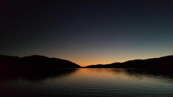 Huntington Lake, CA Sunset