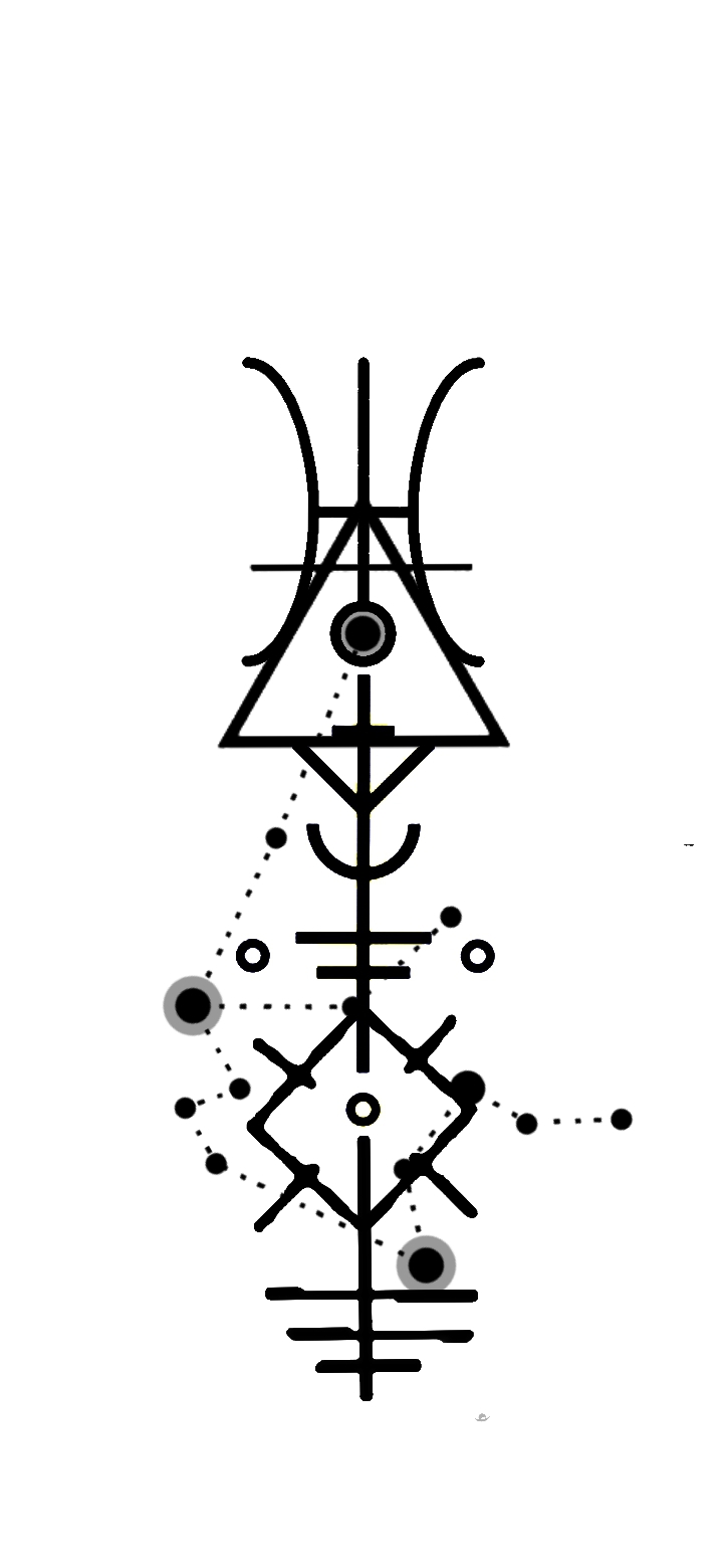 Geometrical Aquarian zodiac