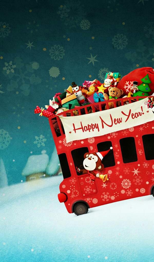 new year bus