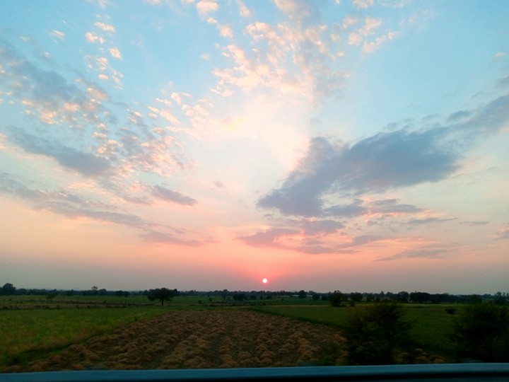 pleasing sunset